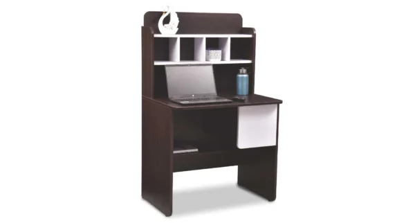 A modern study table with a clean and minimalist design.