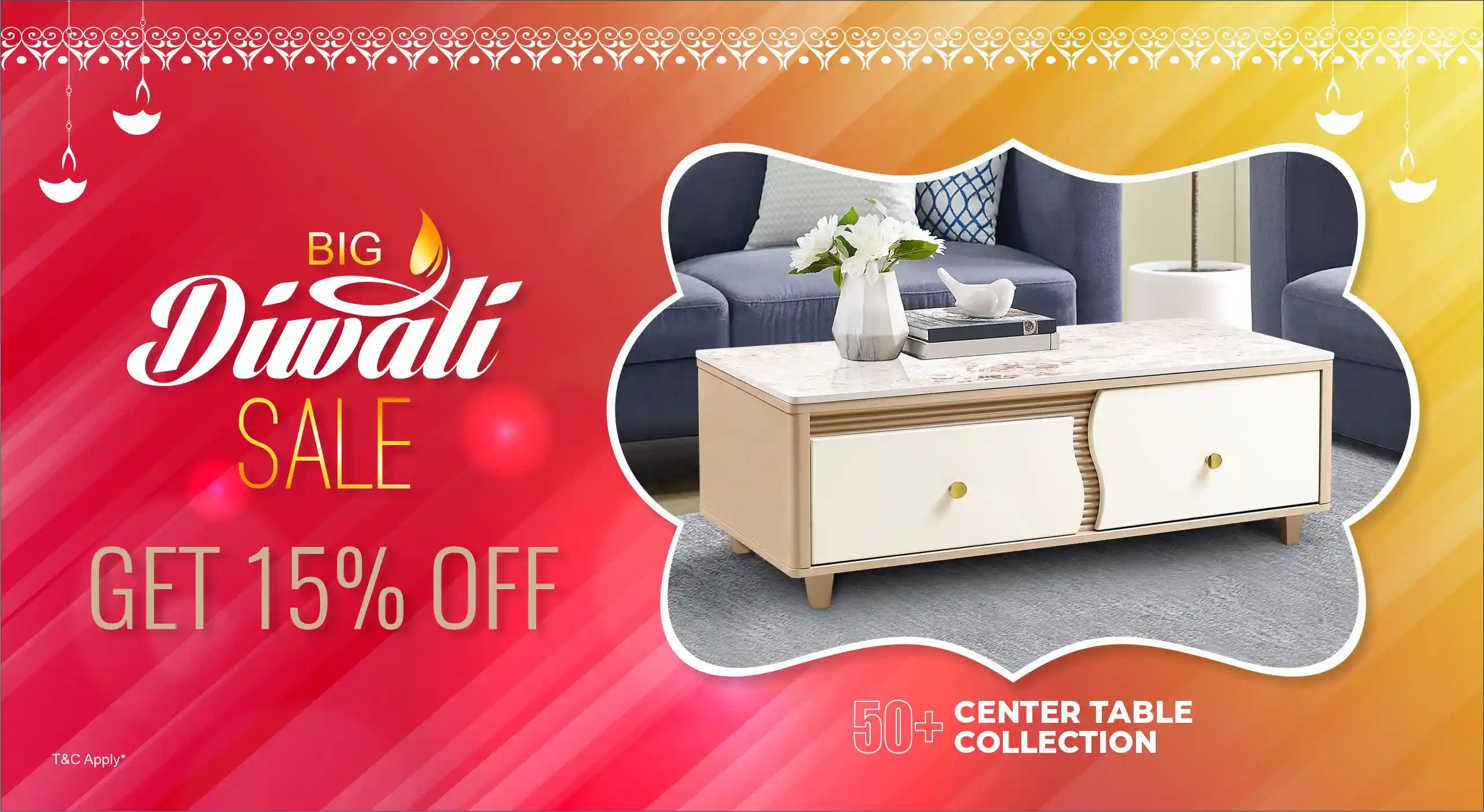 Center Table Design diwali offer